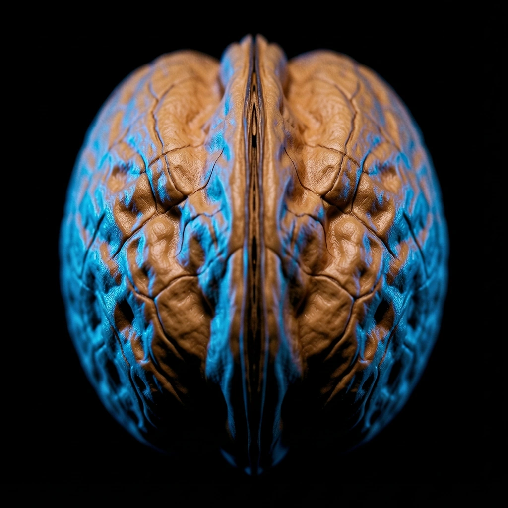 Anatomiczna struktura orzecha jako symbol wydajności